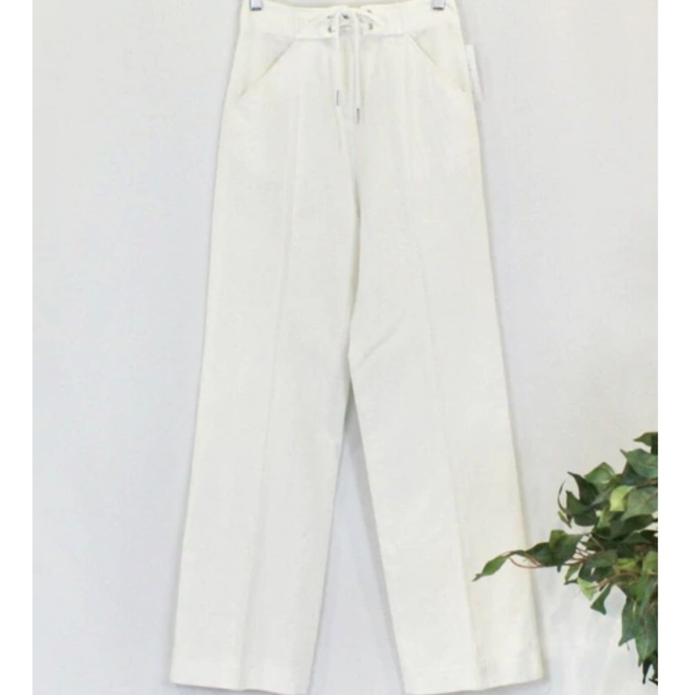 A.L.C. Cream Wide Leg Pants